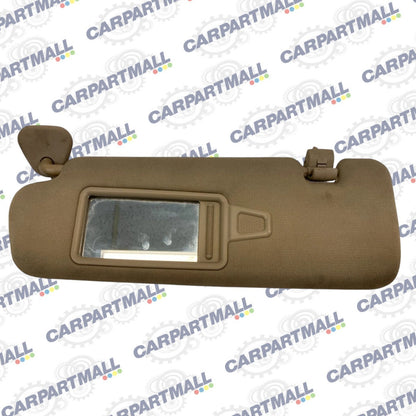 2011-2014 Hyundai Sonata Front Left Driver Side Sunvisor Sun Visor Shade Beige