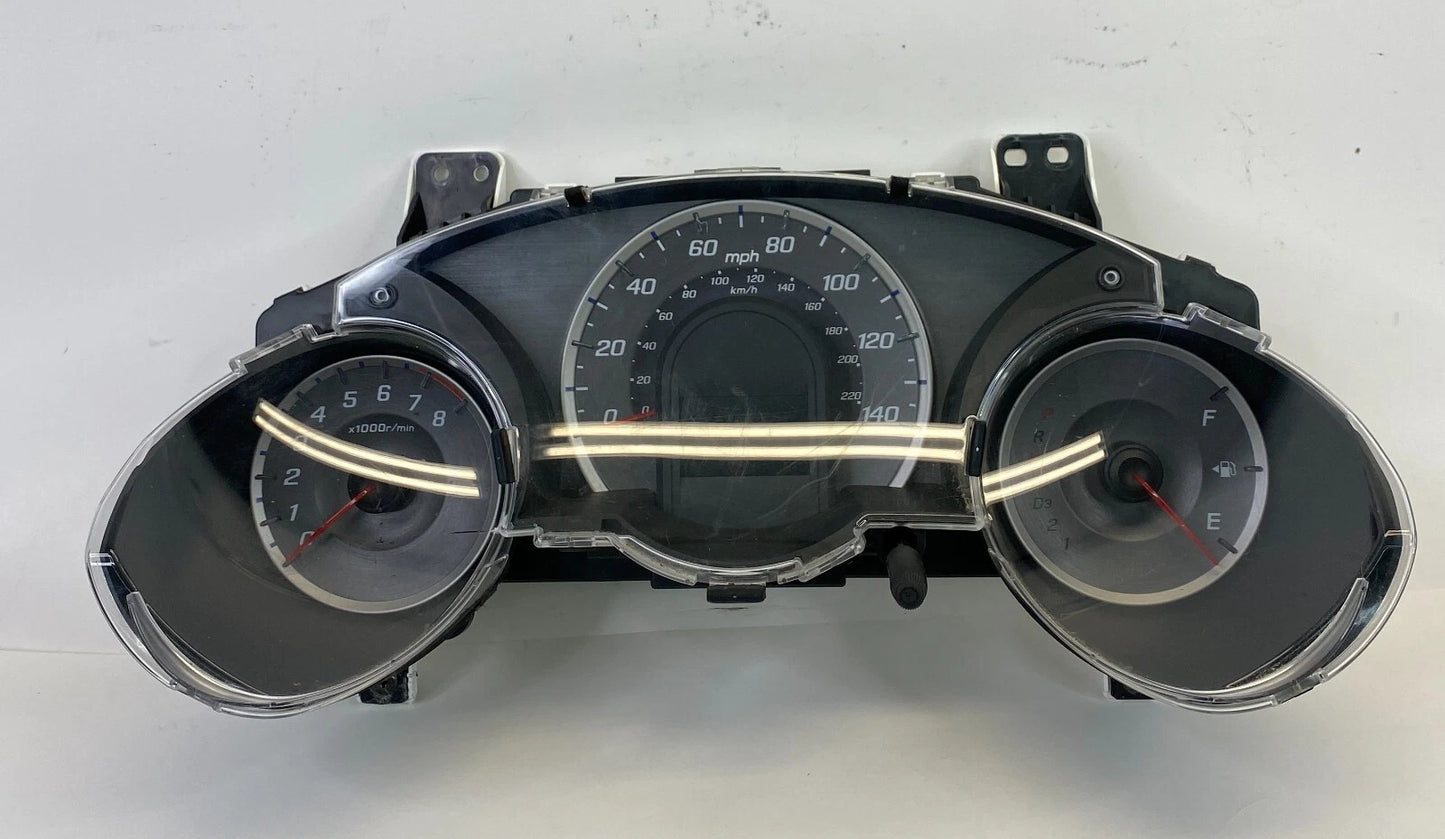 09 10 HONDA FIT MPH AT SPEEDOMETER CLUSTER INSTRUMENT 78100-TK6-A011 276K OEM