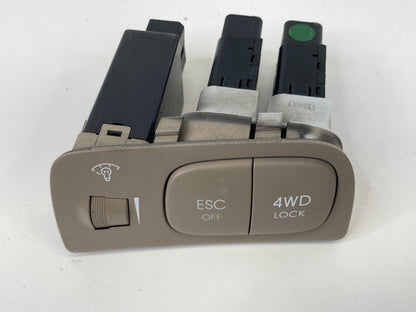2005-2010 Kia Sportage ESC OFF Stability 4WD Lock & Dimmer Control Switch Button
