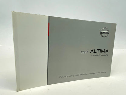 2005 NISSAN ALTIMA OWNER'S MANUAL & WARRANTY INFORMATION GUIDE BOOK W/ CASE OEM