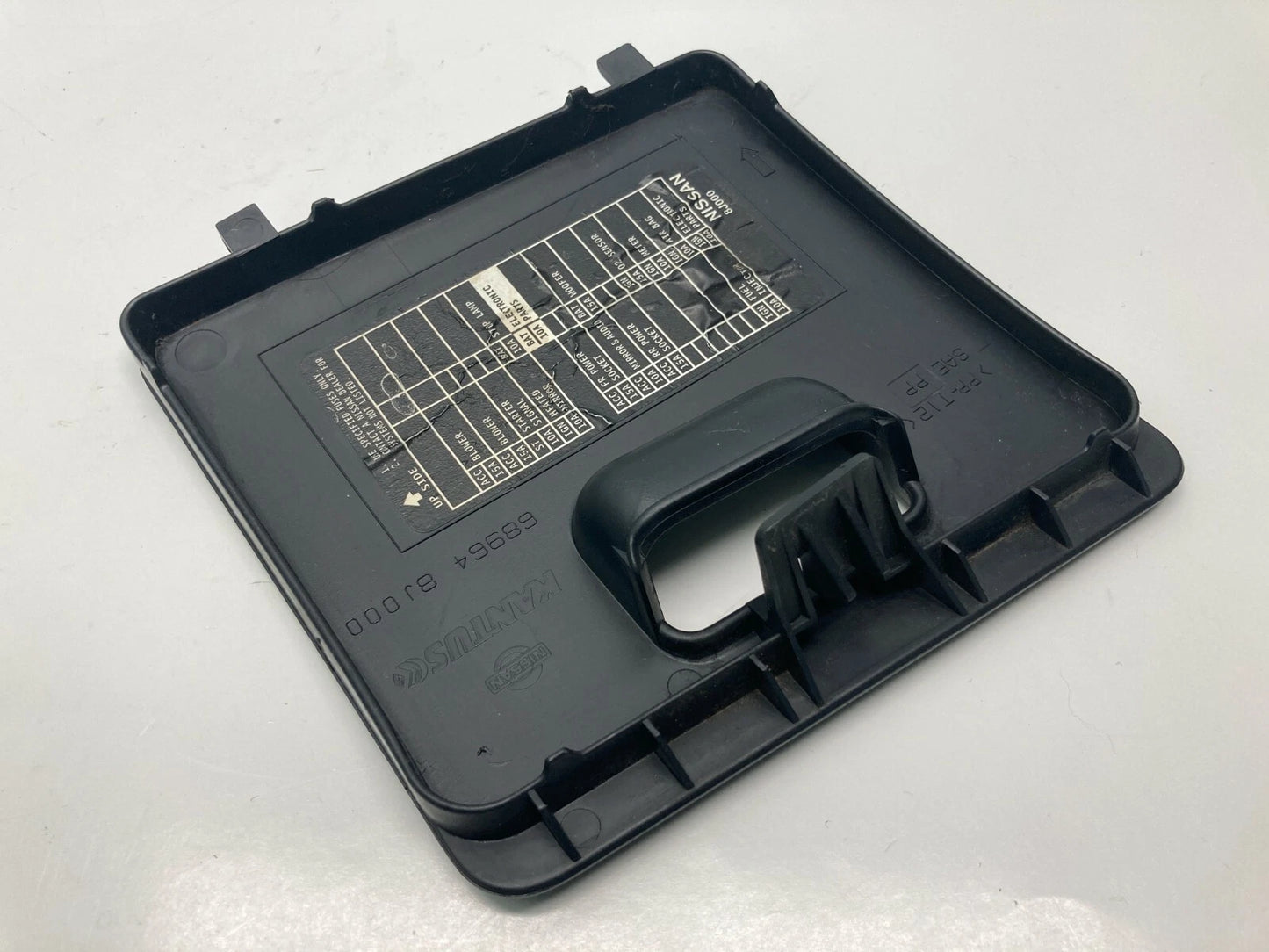 02-04 NISSAN ALTIMA 04-08 MAXIMA INTERIOR DASH FUSE BOX LID DOOR PANEL