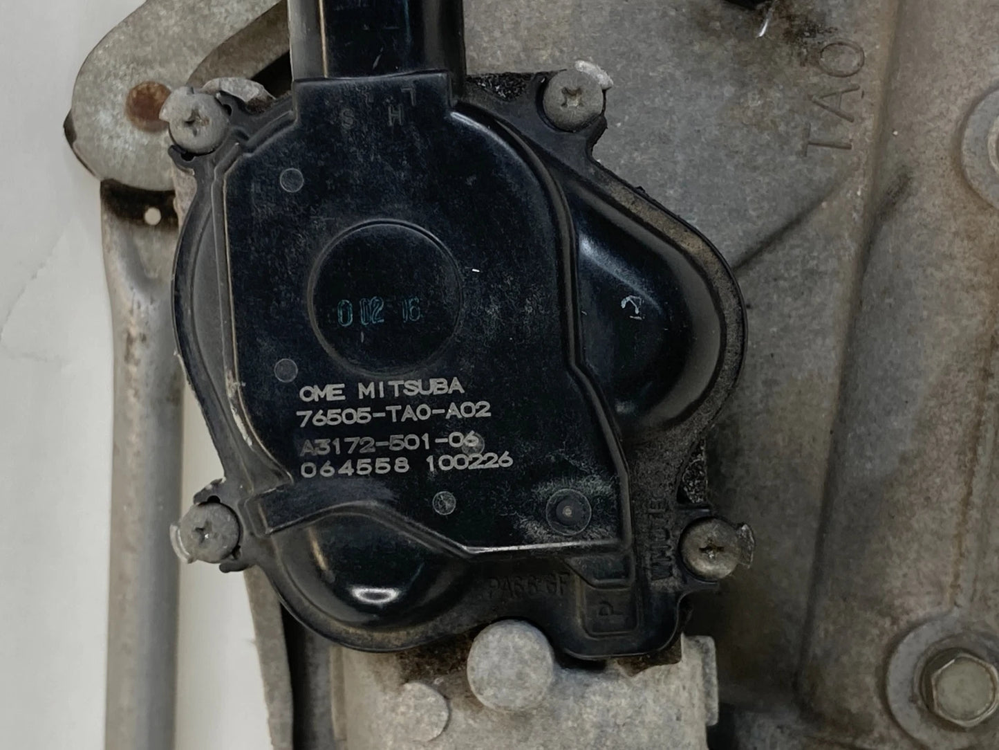 2008–2012 Honda Accord Windshield Wiper Motor Assembly 76505-TA0-A02 OEM