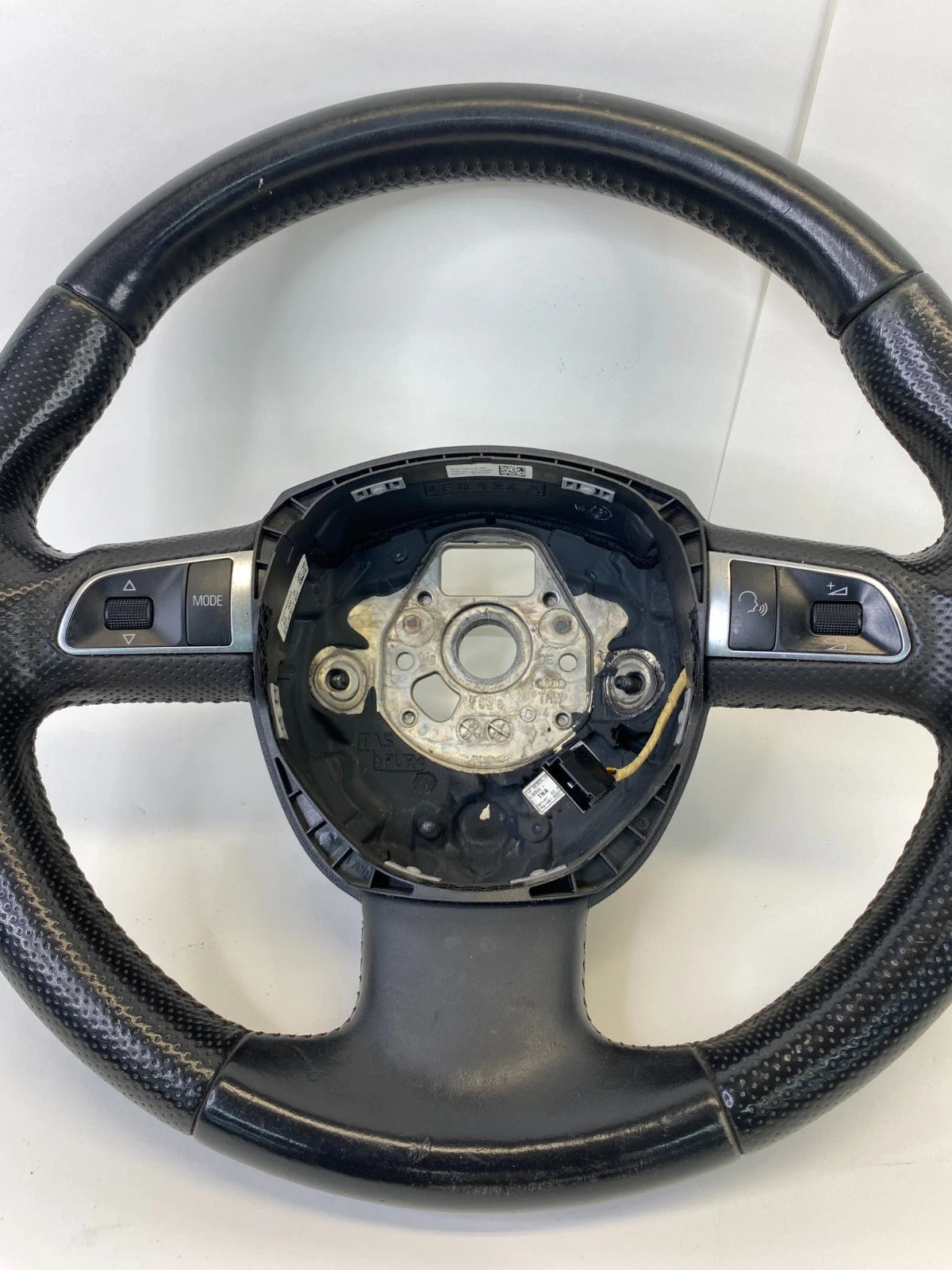 2008-2012 AUDI A5 QUATTRO STEERING WHEEL BLACK LEATHER OEM 8T0-419-091-A-WUL