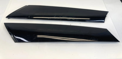2007-2015 MINI COOPER FRONT A PILLAR EXTERIOR MOLDING TRIM COVER PAIR SET 2 OEM