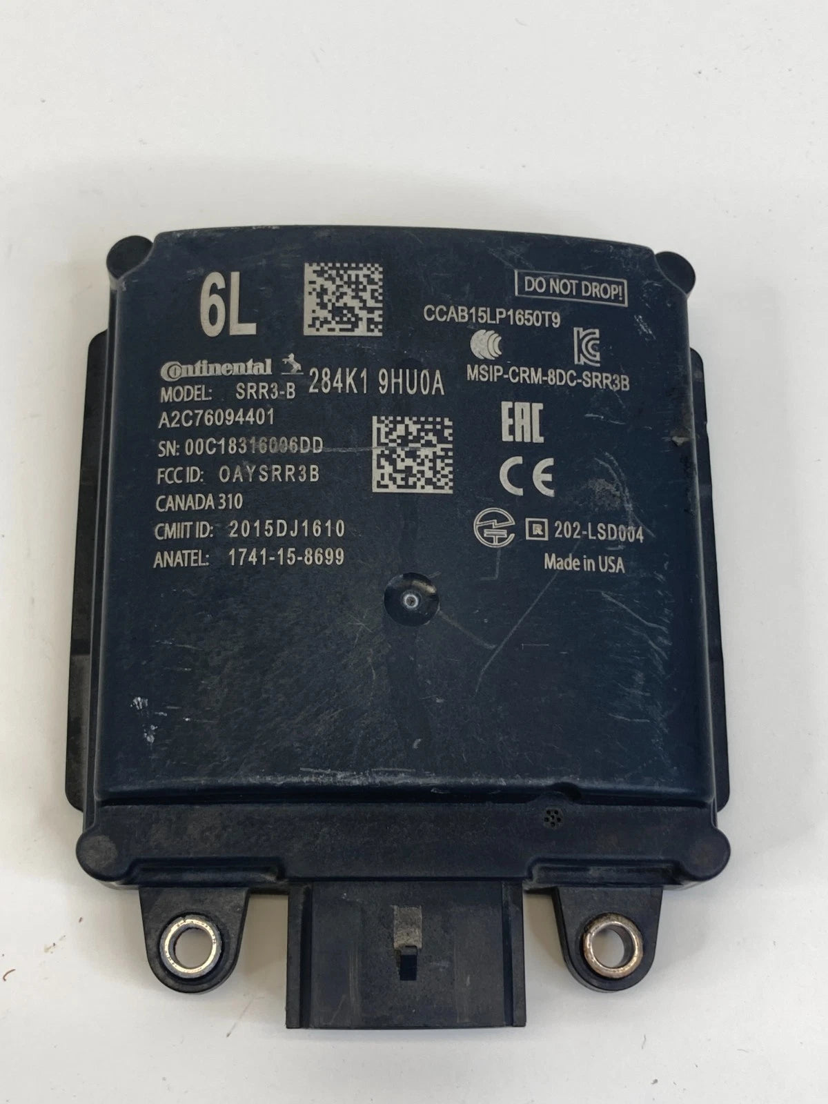 2017 2018 Nissan Altima 2.5L L4 Rear Left Blind Spot Radar Sensor 284K1-9HU0A