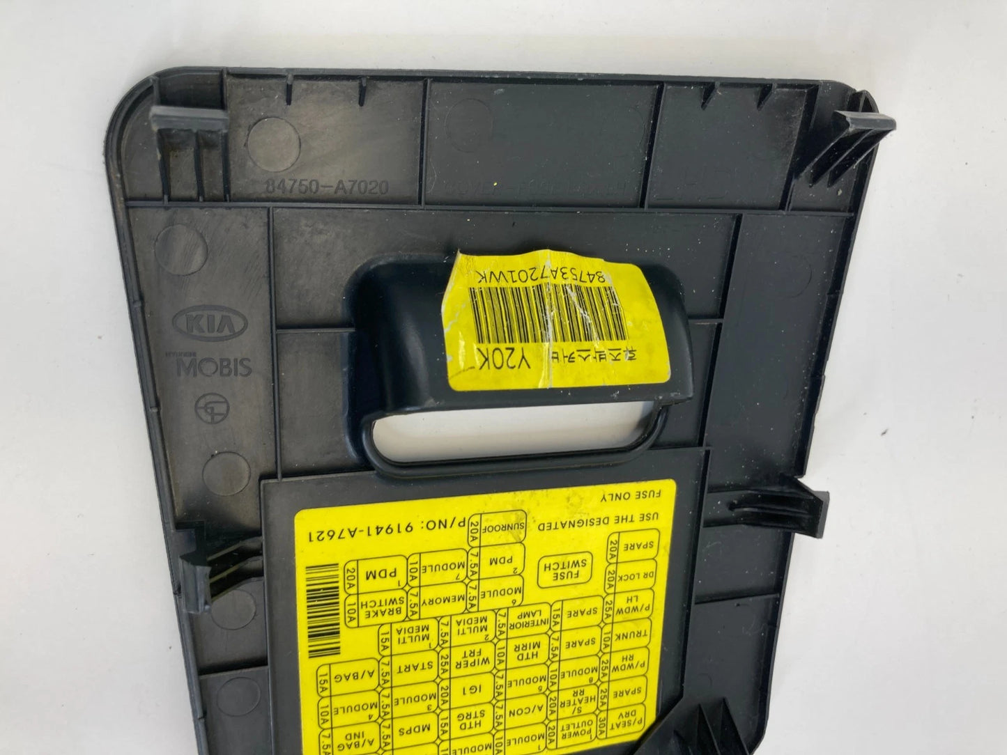 2015 2016 Kia Forte 1.8L L4 Dashboard Lower Left Side OBD Fuse Box Trim Cover