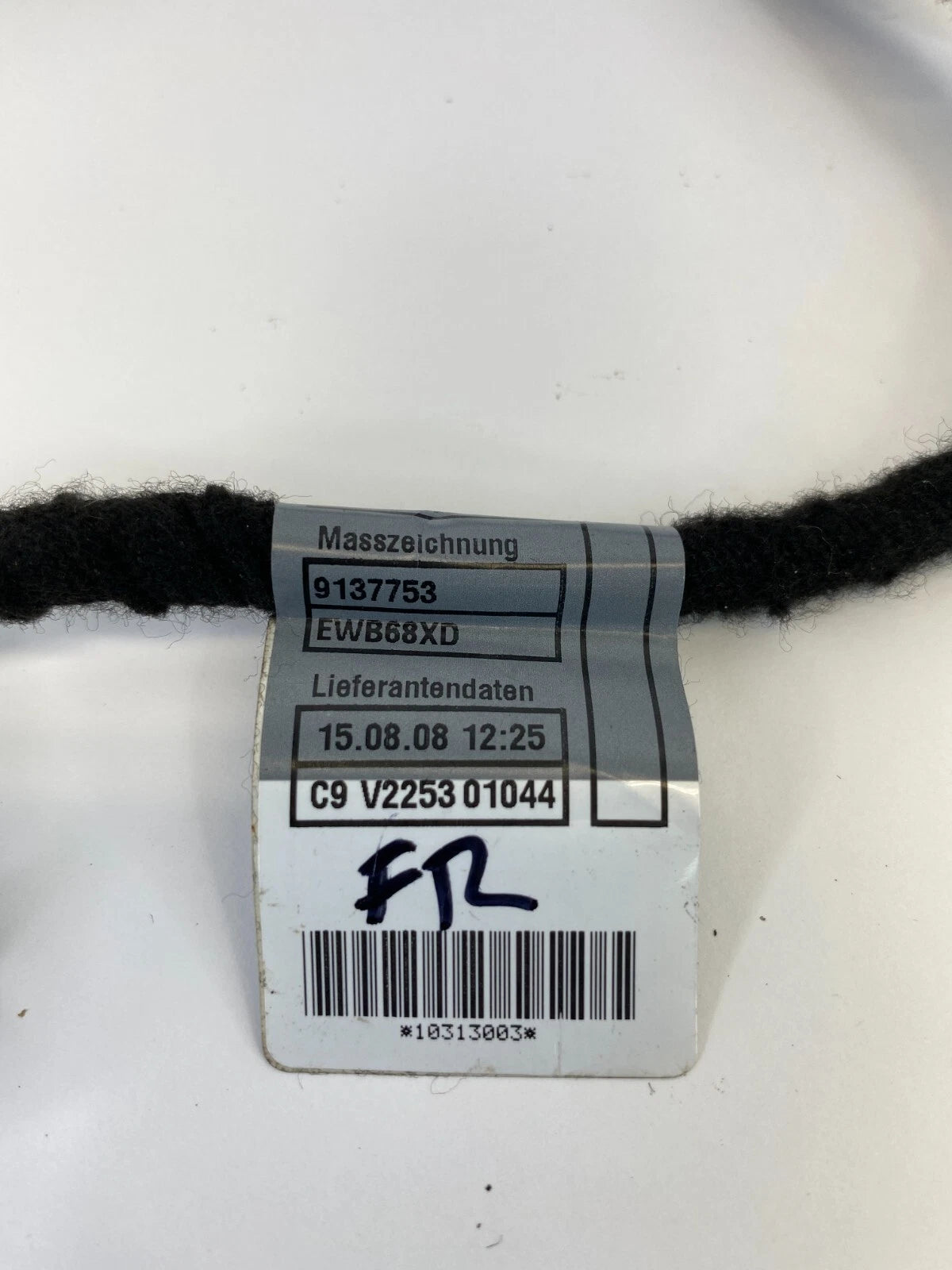 07-13 MINI COOPER FRONT RIGHT PASSENGER SIDE DOOR WIRING WIRE HARNESS 9137753