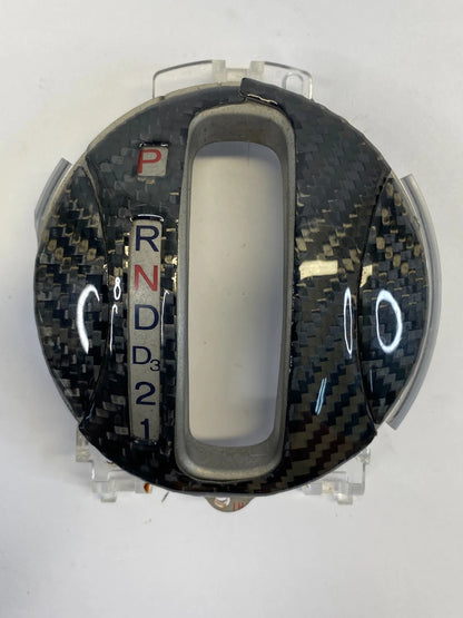 2006-2011 HONDA CIVIC AT CONSOLE GEAR SHIFT SELECTOR CARBON FIBER TRIM BEZELOEM