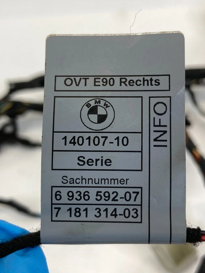 2007 2008 BMW 328I FRONT RIGHT PASSENGER SIDE DOOR WIRE HARNESS CABLE 693659207