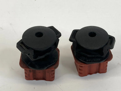 2006-2011 MERCEDES-BENZ CLS500 03-06 E500 RADIATOR UPPER MOUNT BRACKET PAIR OEM
