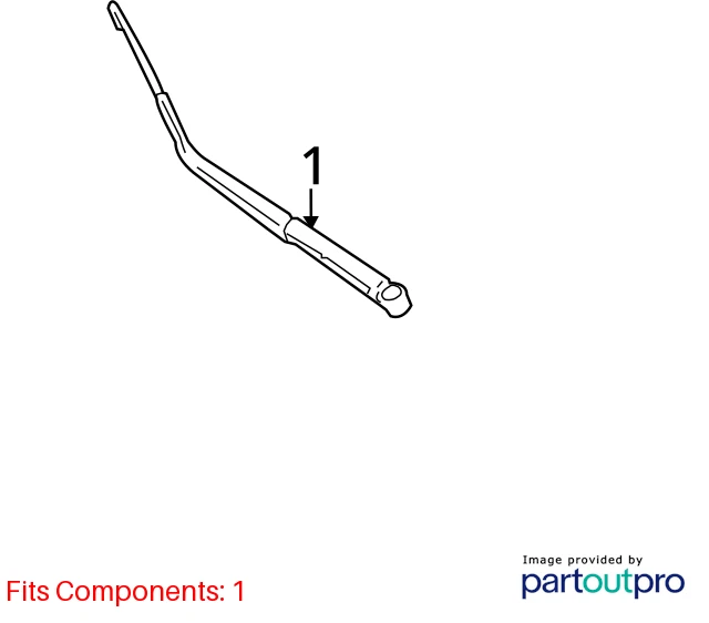 2011-2020 TOYOTA SIENNA FRONT LEFT & RIGHT WINDSHIELD WIPER ARMS PAIR SET 2 OEM