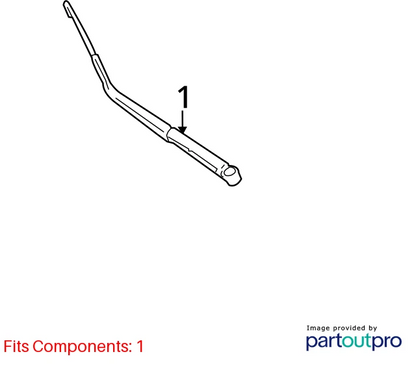2011-2020 TOYOTA SIENNA FRONT LEFT & RIGHT WINDSHIELD WIPER ARMS PAIR SET 2 OEM