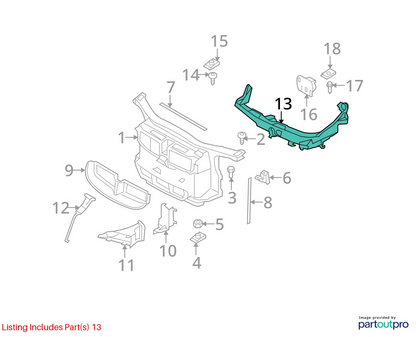2006 BMW 325XI 330I 330XI SEDAN HEADLIGHT MOUNT BRACKET OEM 51647116707