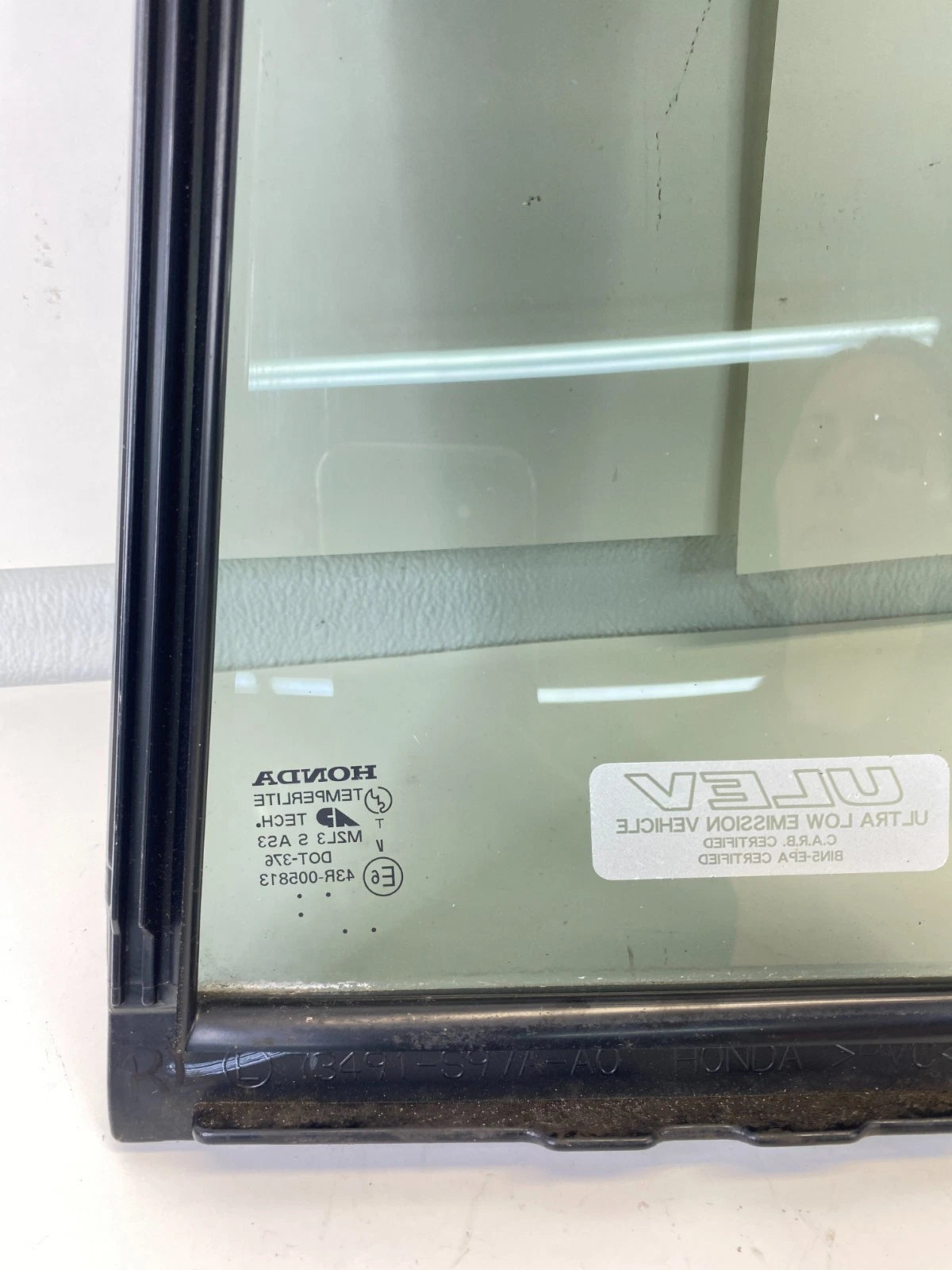 2003-2008 HONDA PILOT REAR LH LEFT DOOR VENT WINDOW GLASS FIXED 73491S9VAA0 OEM