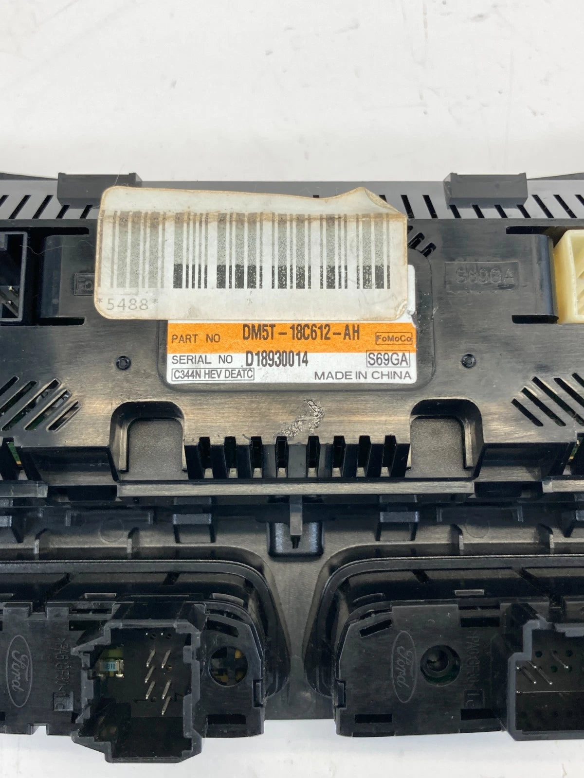 2013-2016 FORD C-MAX HVAC HEATER TEMPERATURE SWITCH CLIMATE CONTROL DM5T-18C612