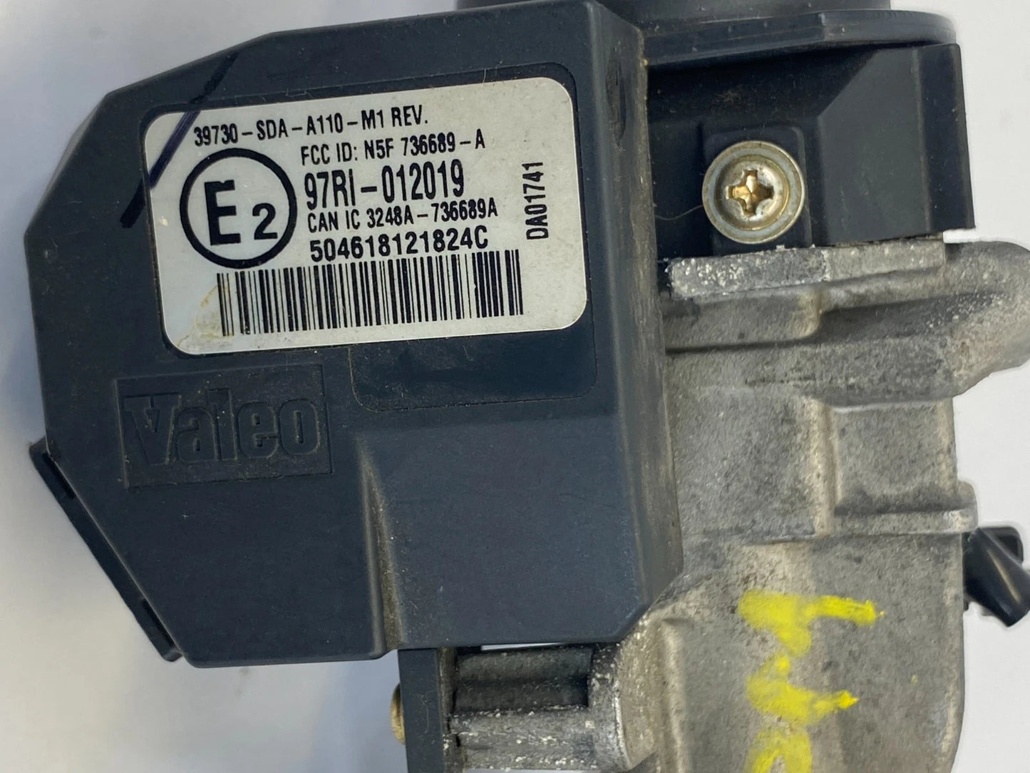 03-07 HONDA ACCORD IGNITION SWITCH LOCK CYLINDER W/ KEY & IMMOBILIZER 39730-SDA