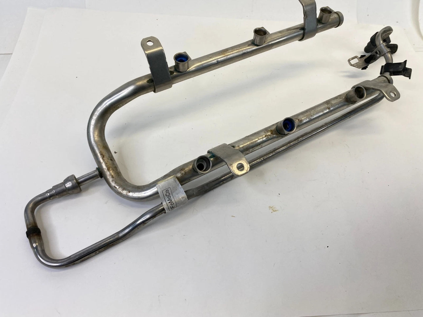 09-12 FORD FLEX 3.5L ENGINE FUEL SUPPLY INJECTION RAIL SET W /LINE 7T4E9F797 OEM