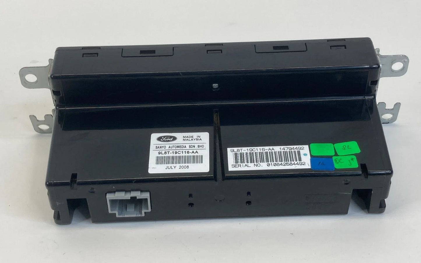 2008-2012 FORD ESCAPE DASH RADIO INFORMATION INFO DISPLAY SCREEN 9L8T-19C116-AA