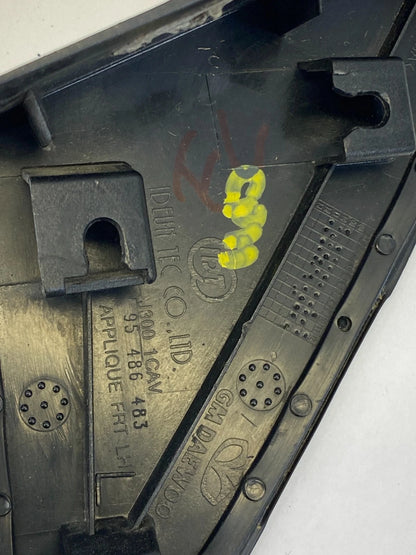 2011-2016 CHEVY CRUZE FRONT LEFT OUTER SIDE VIEW APPLIQUE MOLDING 95486483 OEM