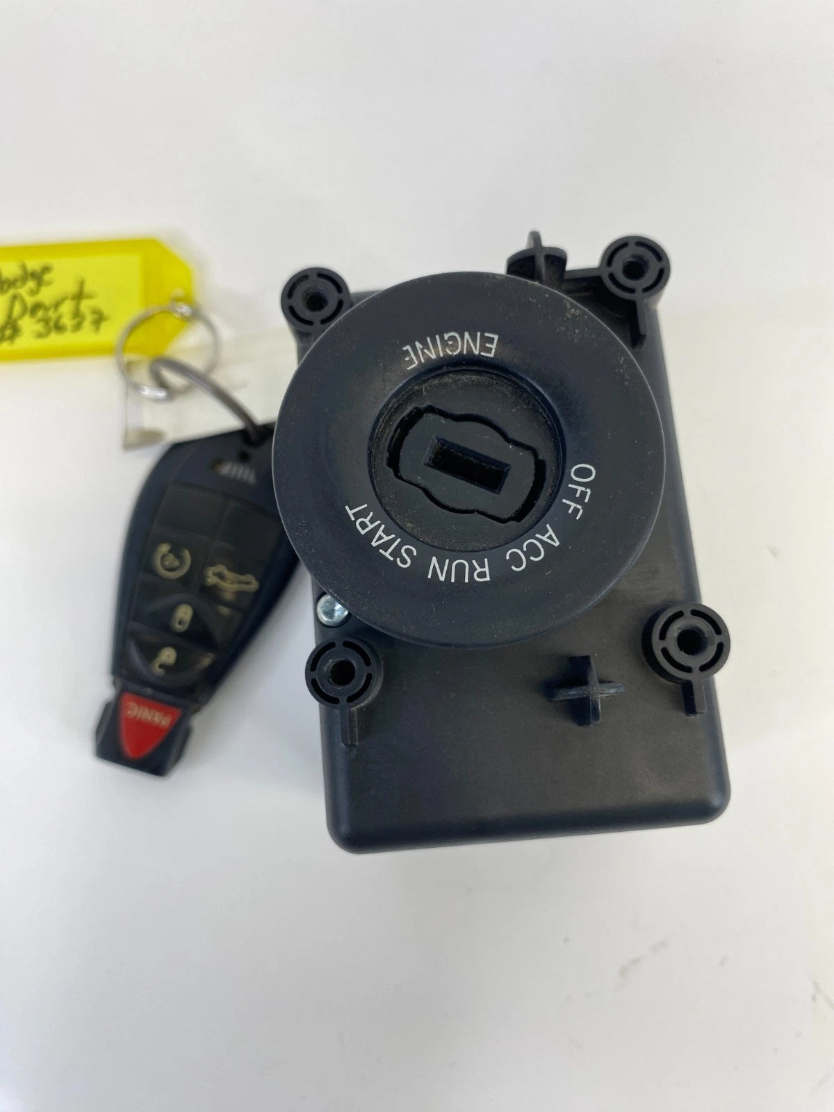 2013-2016 DODGE DART IGNITION SWITCH CONTROL RECEIVER NODE W/ KEY 56046803AG OEM