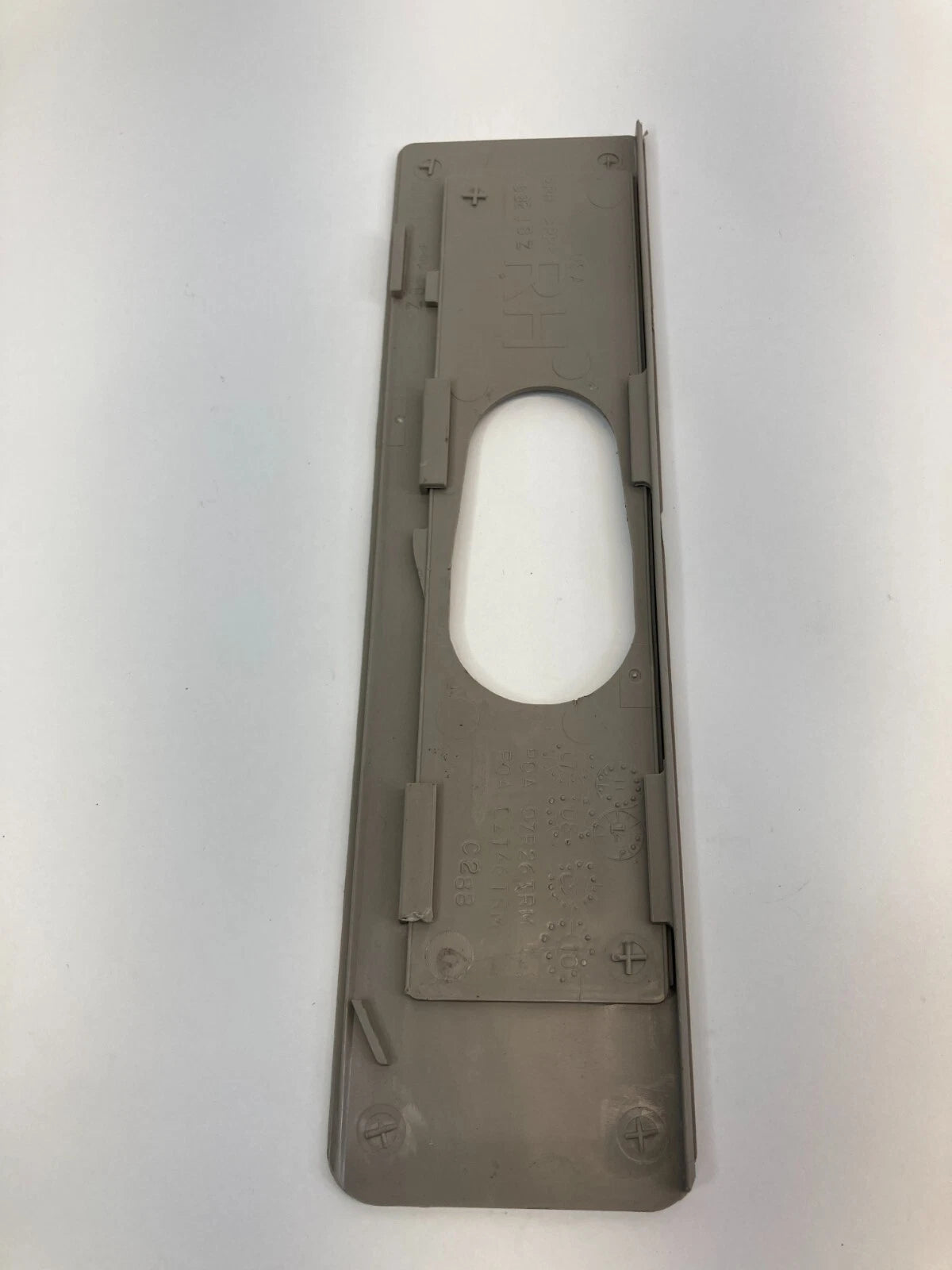 2012-2015 RAM CARGO VAN FRONT RIGHT SIDE B-PILLAR SEAT BELT ADJUTER TRIM COVER
