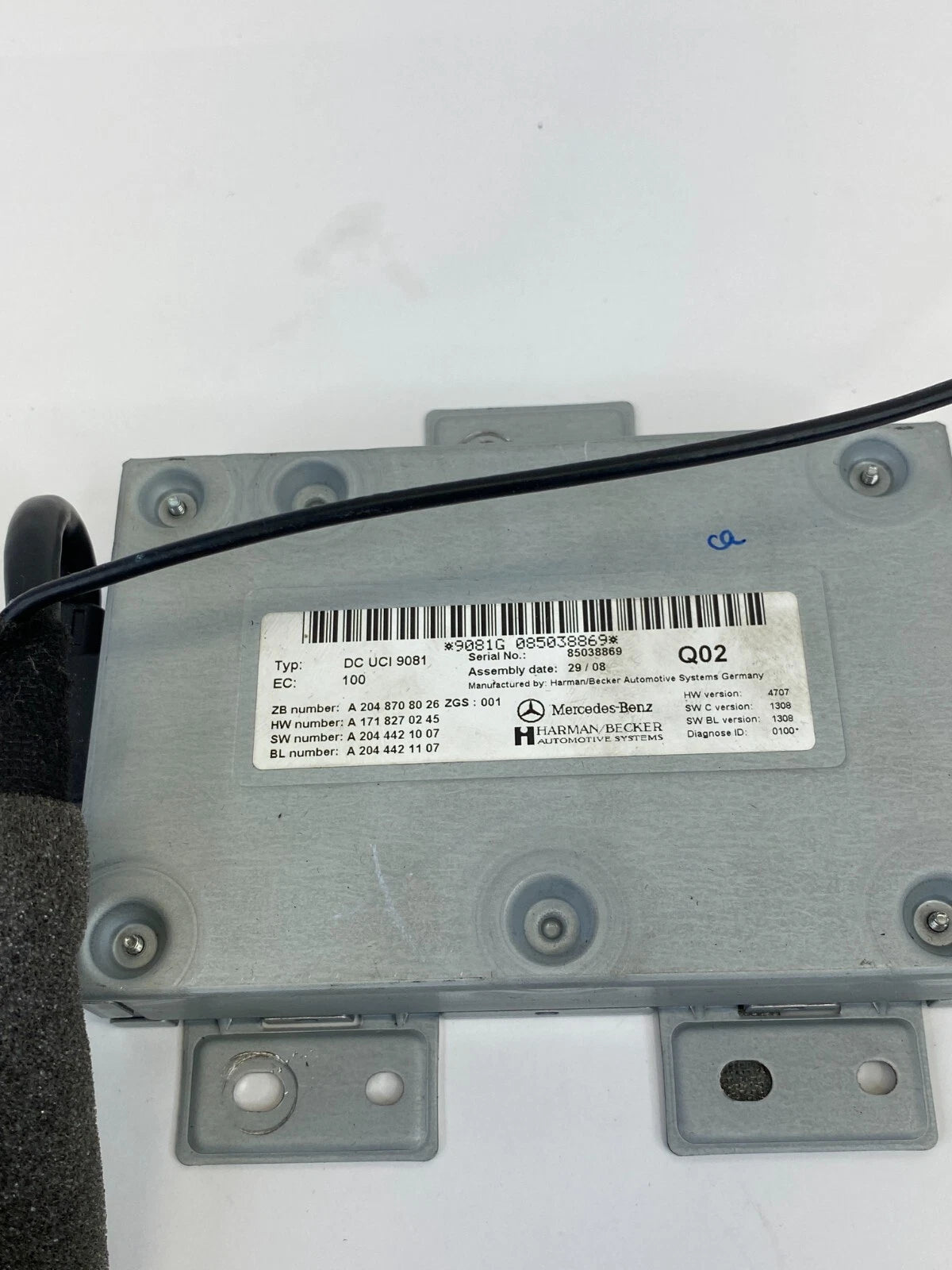 09-11 MERCEDES-BENZ ML350 ML550 COMMUNICATION INTERFACE MODULE 2048708026 OEM