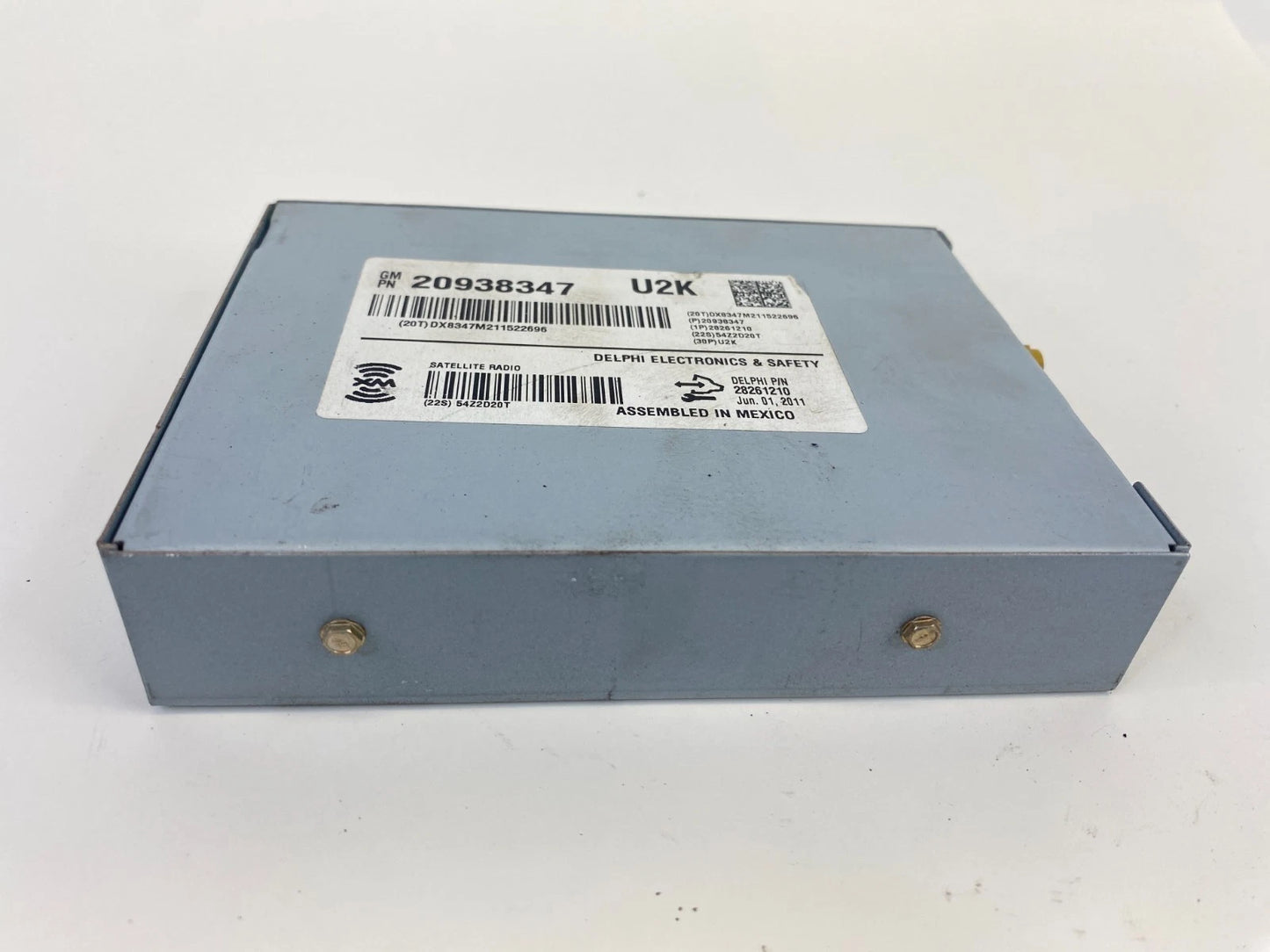 2008-2016 BUICK ENCLAVE SATELLITE RADIO RECEIVER CONTROL MODULE 20938347 OEM