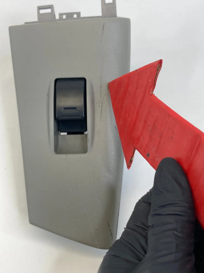 03-08 TOYOTA COROLLA REAR RIGHT DOOR WINDOW SWITCH W/BEZEL 7427102050A OEM