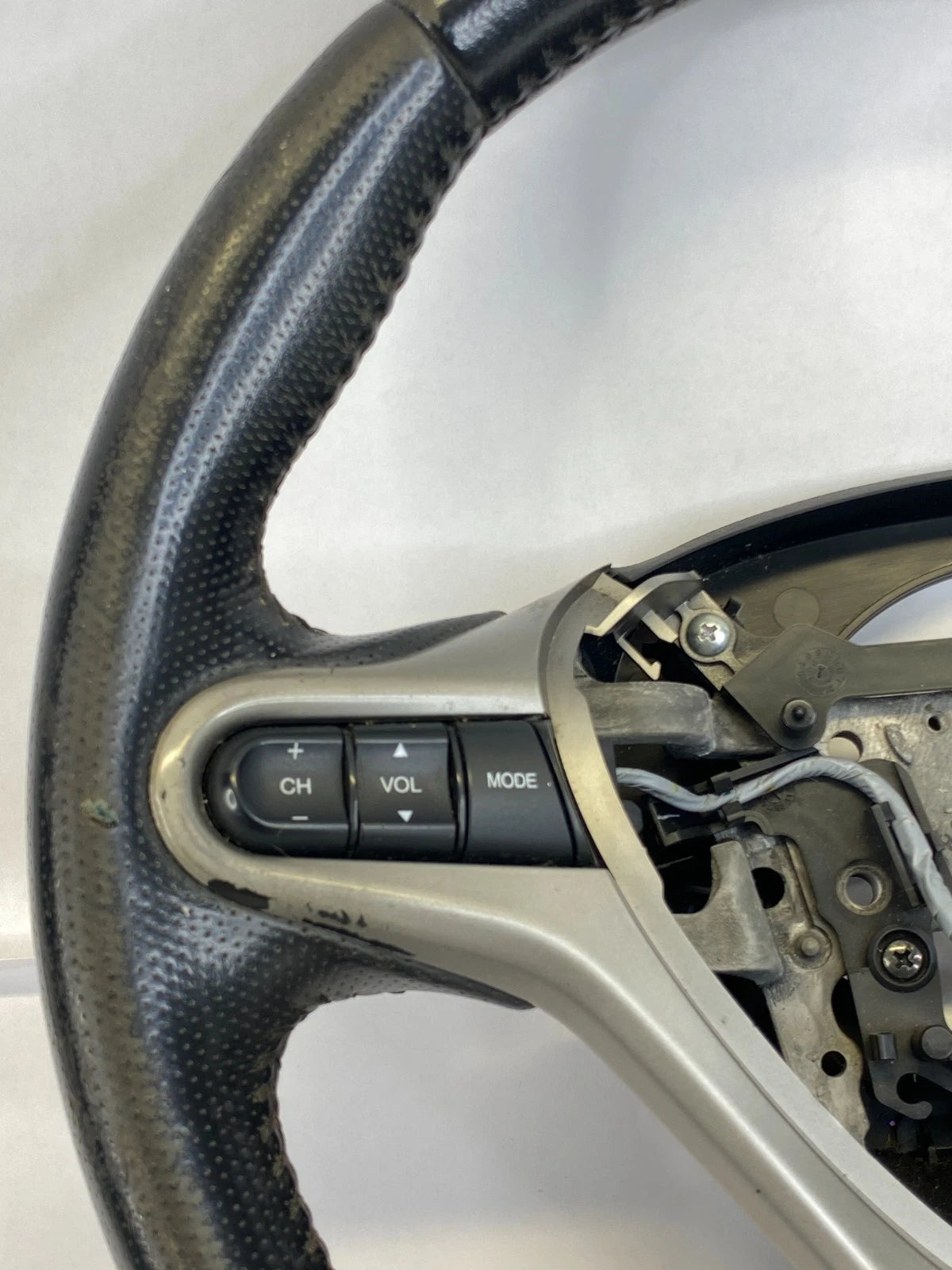 2006-2011 HONDA CIVIC STEERING WHEEL LEATHER BLACK W/ AUDIO CRUISE CONTROL OEM