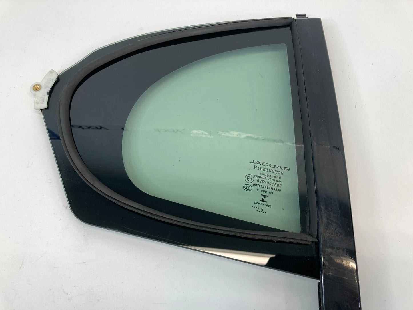 09-14 JAGUAR XF SEDAN REAR RIGHT RH SIDE QUARTER PANEL GLASS WINDOW UKS-00086-AA