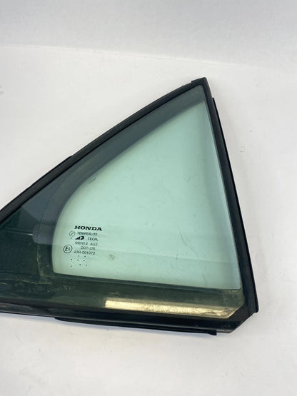 2003-2007 HONDA ACCORD REAR RIGHT QUARTER DOOR VENT GLASS WINDOW 73441-SDA OEM