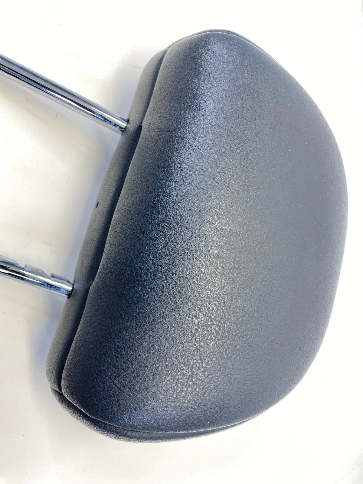 02-06 MINI COOPER FRONT LEFT & RIGHT SEAT HEADREST HEAD REST LEATHER BLACK OEM