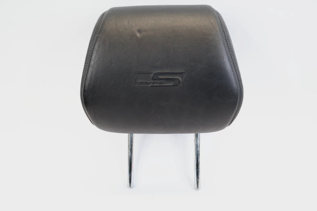 2007 2008 ACURA TL TYPE-S FRONT HEADREST PAIR LEFT RIGHT BLACK LEATHER OEM