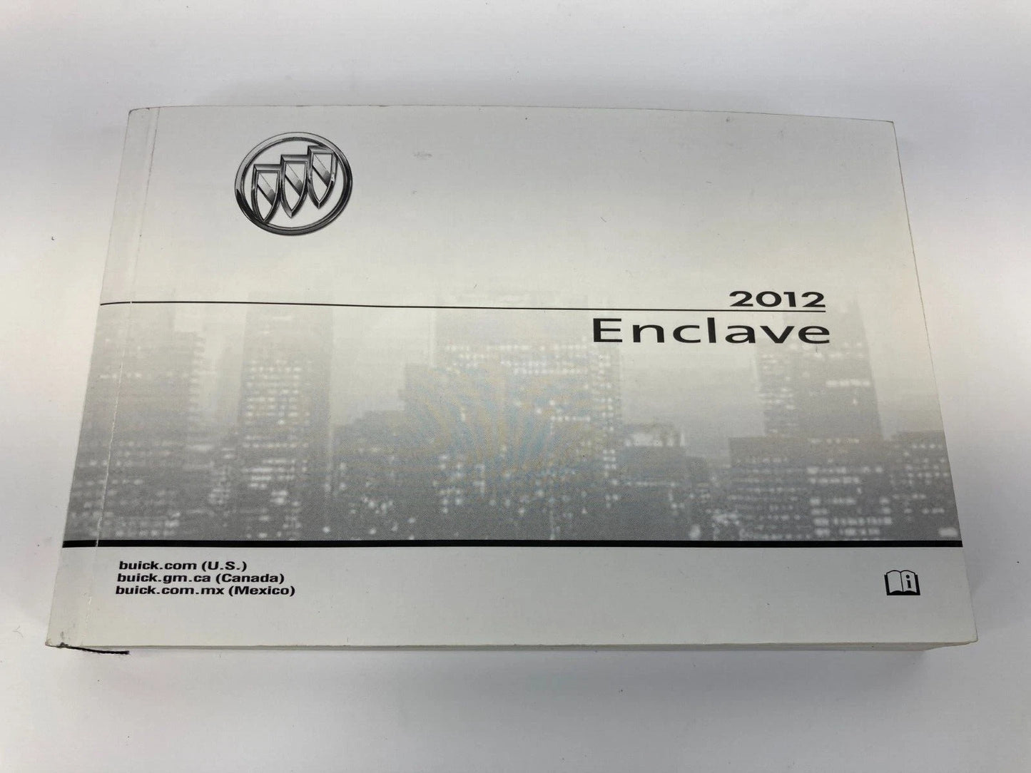 2012 12 BUICK ENCLAVE BASE OWNERS MANUAL GUIDE INFOMATION BOOK W/ CASE SET OEM