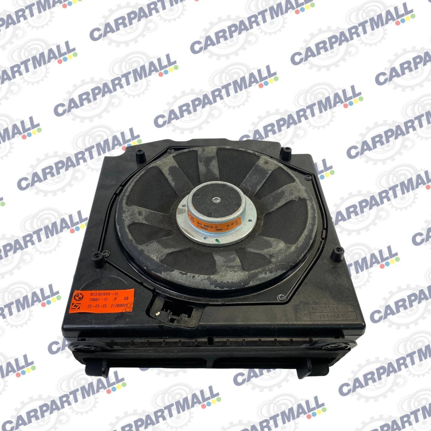 2004-2007 BMW 530I 525I RIGHT CENTRAL BASS SUBWOOFER SPEAKER AUDIO 65136919358