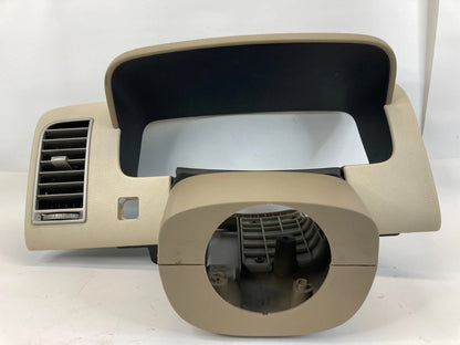 07-10 LINCOLN MKX DASH CLUSTER BEZEL W/ STEERING COLUMN COVER TRIM 7T43-3530-AC