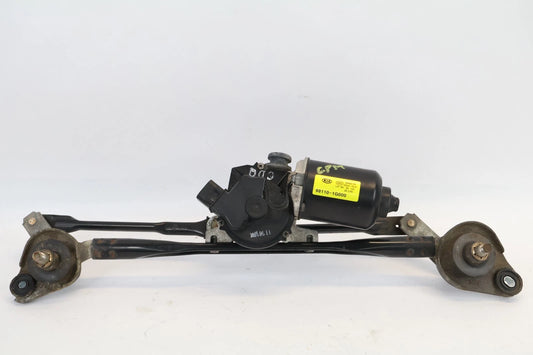 2006-2011 HYUNDAI ACCENT FRONT WINDSHIELD WIPER LINKAGE W MOTOR OEM 98110-1G000