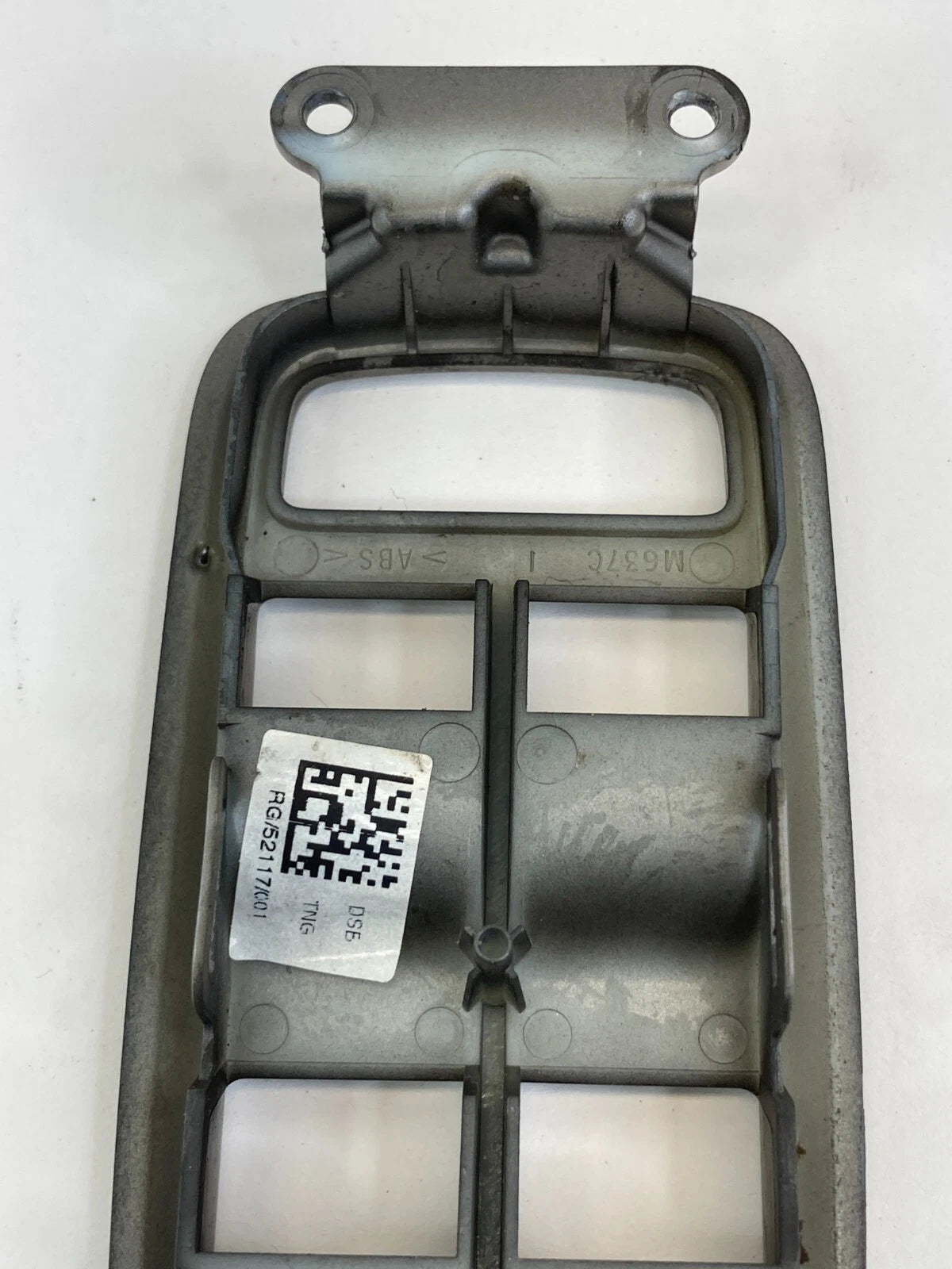 2009-2011 JAGUAR XF FRONT LEFT MASTER WINDOW SWITCH BEZEL TRIM COVER SILVER OEM