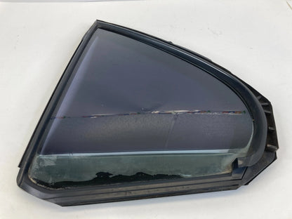 08-17 MITSUBISHI LANCER RR LEFT QUARTER DOOR WINDOW GLASS W WEATERSTRIP 5740A041