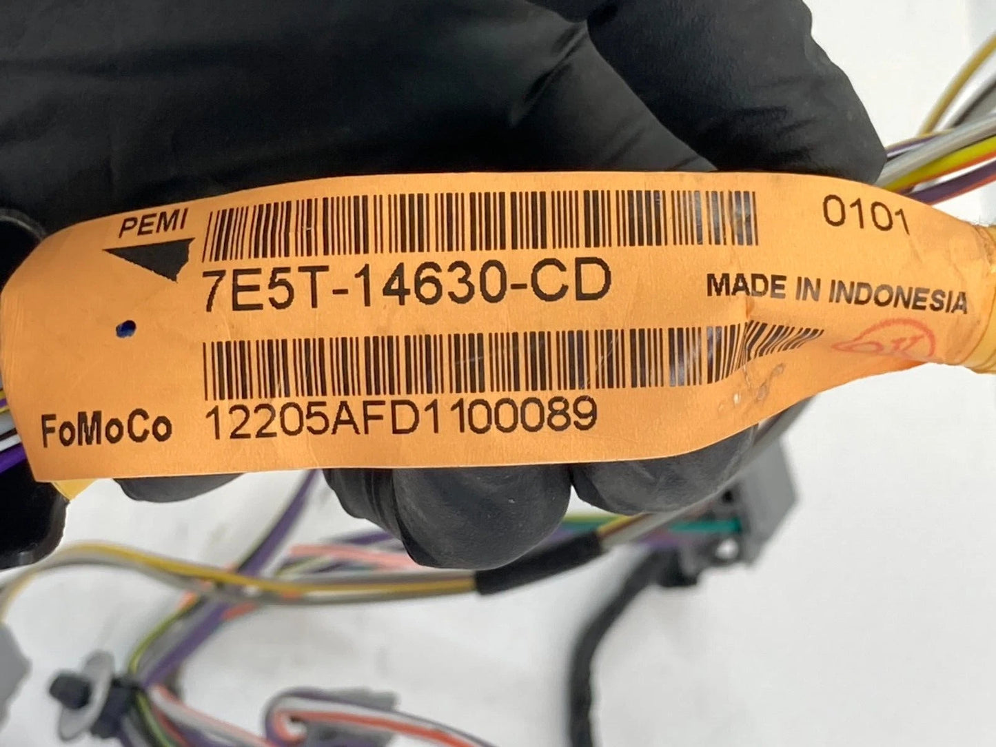 06-09 Ford Fusion Front Right Side Door Panel Harness Wiring Wire 7E5T14630CD