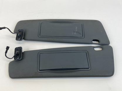 04-11 Saab 9-3 Convertible Left & Right Sunvisor Sun Visor Shade Set Pair OEM