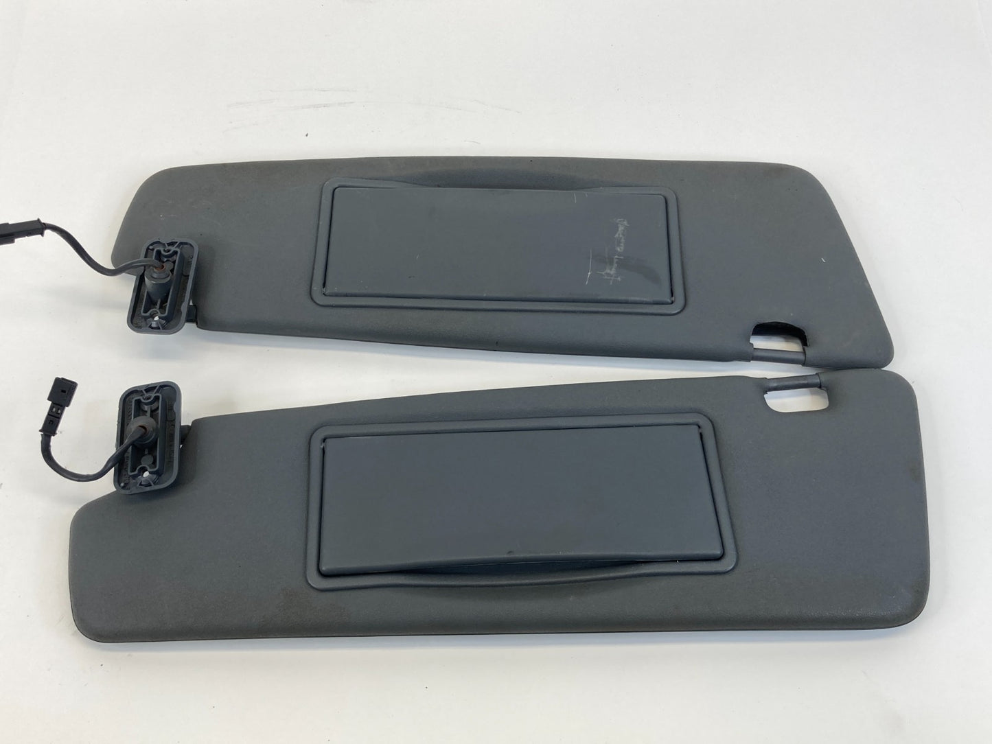 04-11 Saab 9-3 Convertible Left & Right Sunvisor Sun Visor Shade Set Pair OEM