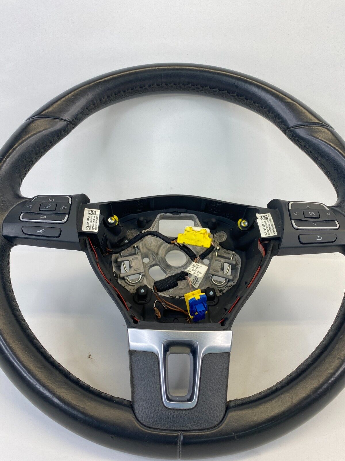 2010 Volkswagen Passat Steering Wheel w/ Control Switch Black 3C8-959-537 OEM