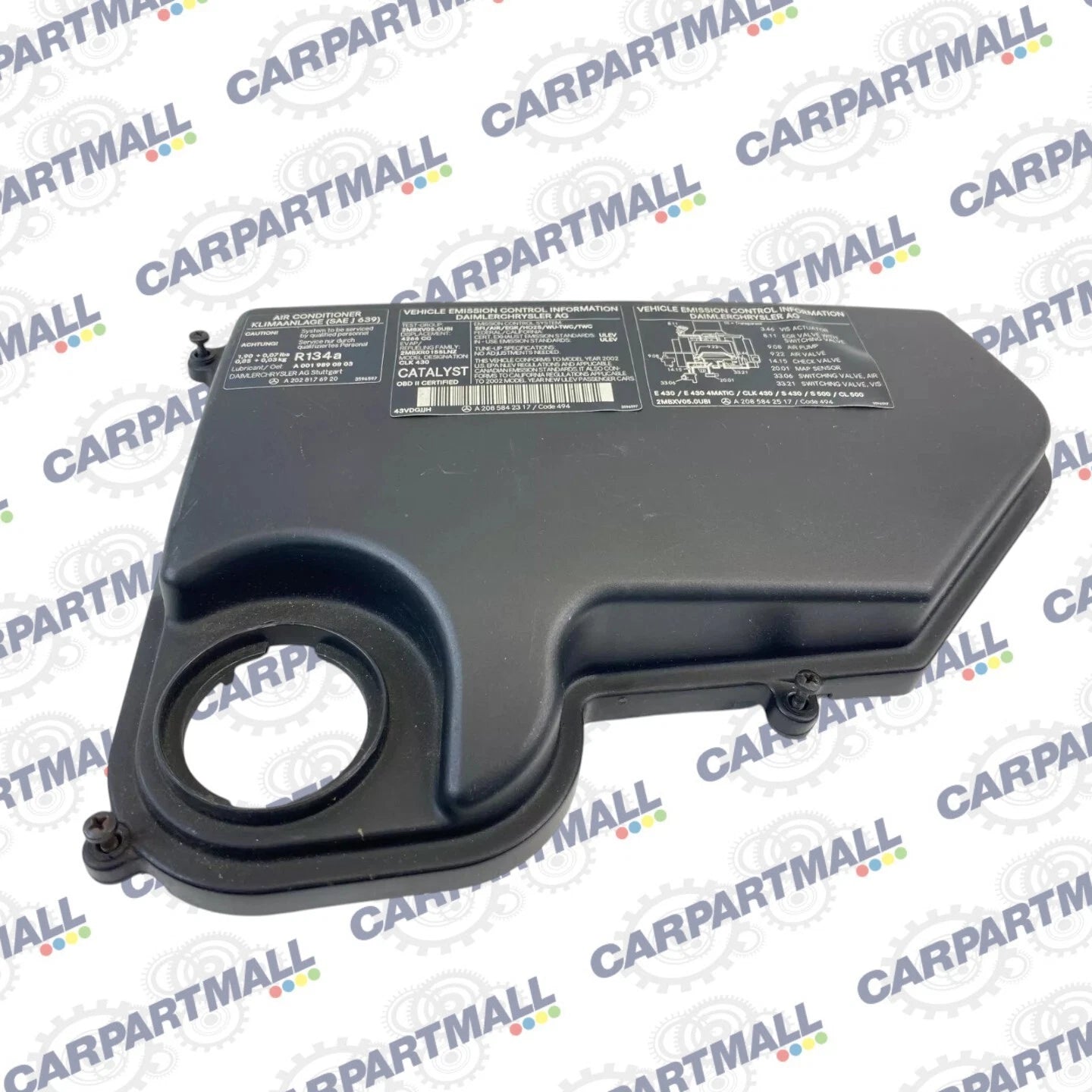 99-03 MERCEDES-BENZ CLK430 UNDER HOOD RIGHT FUSE BOX COVER 2025400582 OEM