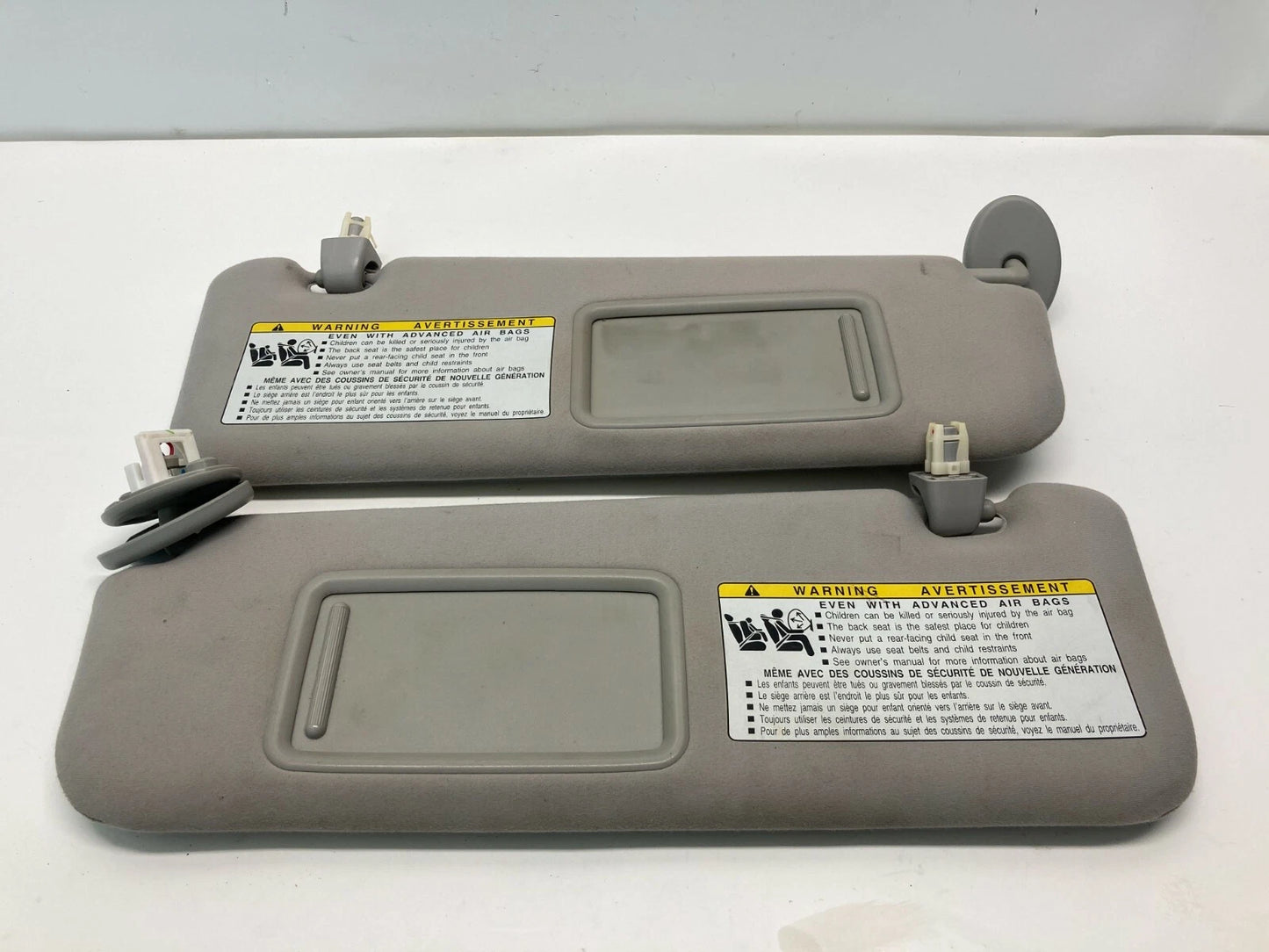 2007-2009 LEXUS ES350 SUNVISOR LEFT & RIGHT SUN VISOR SUNVISOR SET PAIR OEM