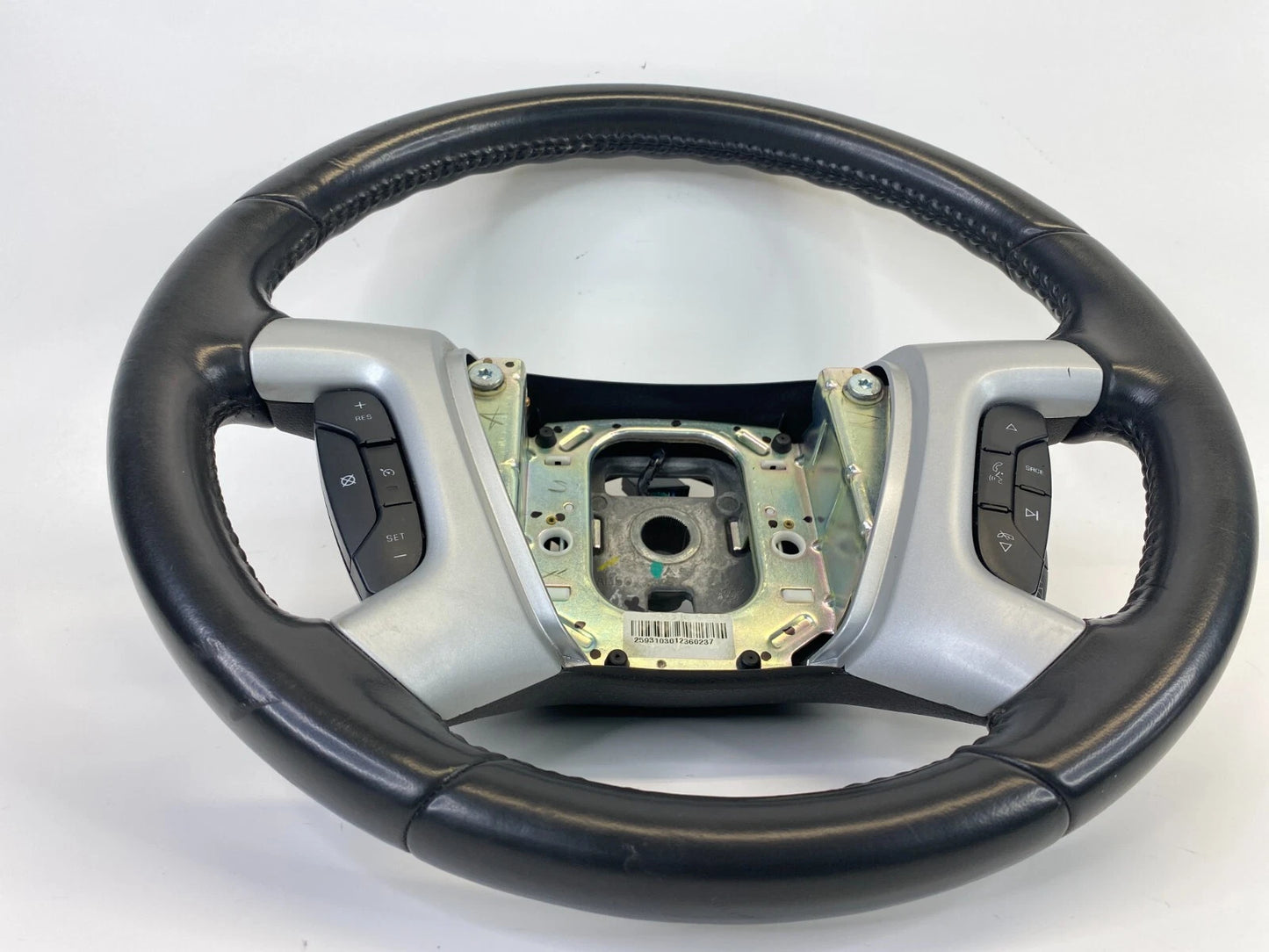 09-12 CHEVY TRAVERSE STEERING WHEEL W/ CRUISE CONTROL & RADIO SWITCH LEATHER