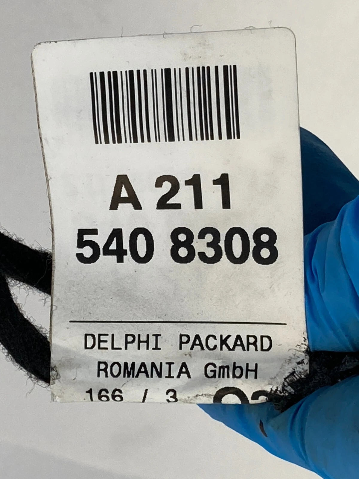 2003-2009 MERCEDES BENZ E320 REAR LEFT DOOR TWEETER WIRE HARNESS A2115408308 OEM