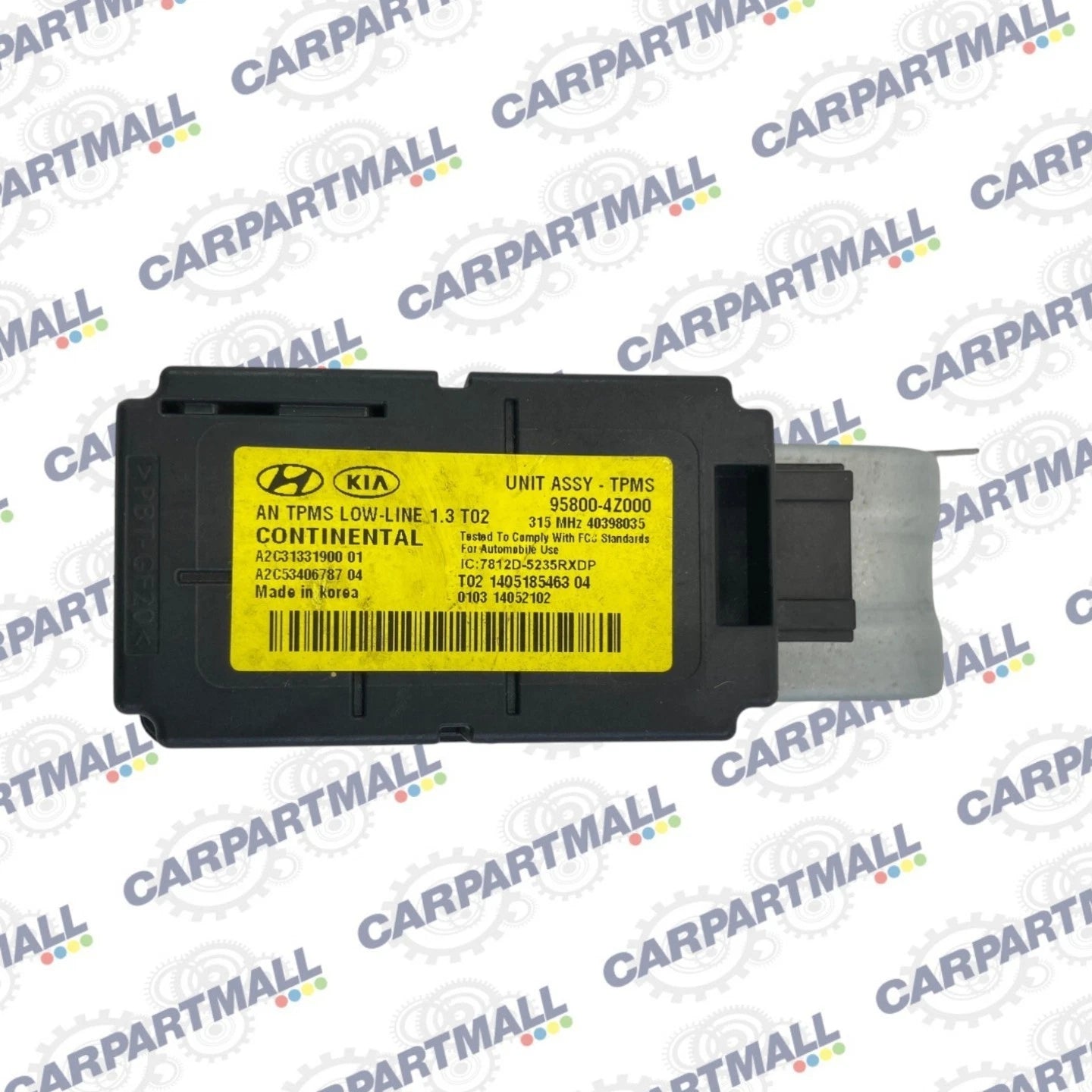 2013-2018 HYUNDAI SANTA FE TPMS TIRE PRESSURE MONITOR MODULE OEM 95800-4Z00