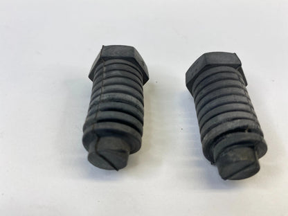 2004-2006 CADILLAC SRX FRONT HOOD BUMPER RUBBER ADJUST PAIR SET OEM