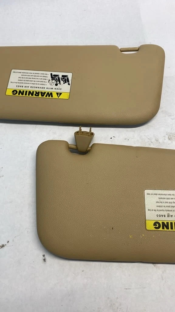 2004-2007 BMW 525I 530I FRONT LEFT RIGHT SUN VISOR SUNSHADE SHIELD PAIR SET OEM